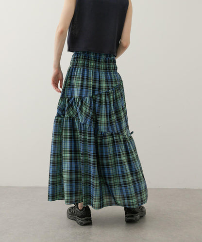 格紋蓬鬆半身裙