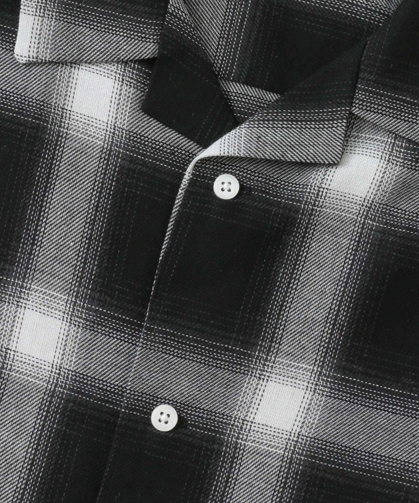 有S碼 男女同款漸變格紋開領襯衫