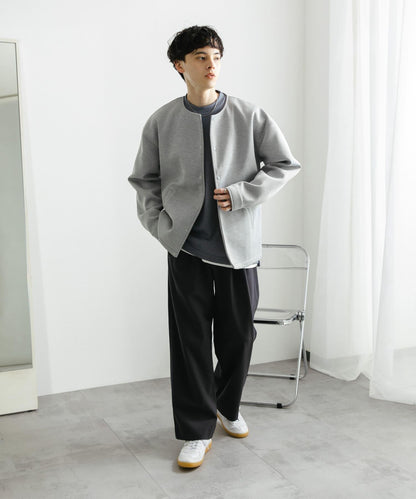 『イージーケア』雙褶寬鬆長褲