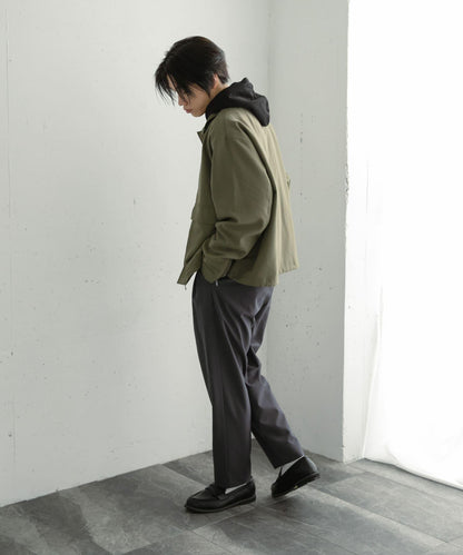 『イージーケア』雙褶錐形褲