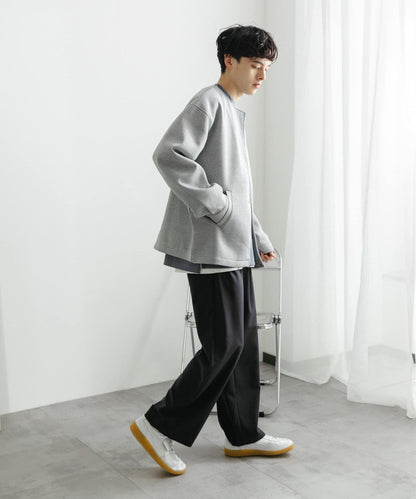 『イージーケア』雙褶寬鬆長褲