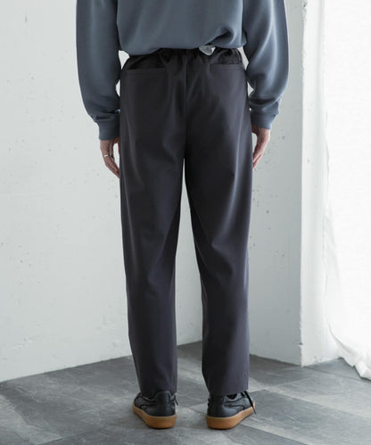 『イージーケア』雙褶錐形褲