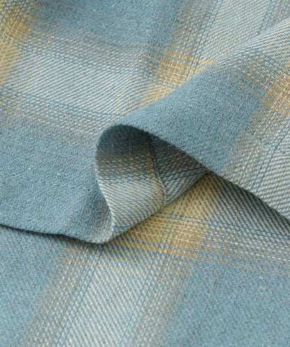 有S碼 男女同款漸變格紋開領襯衫