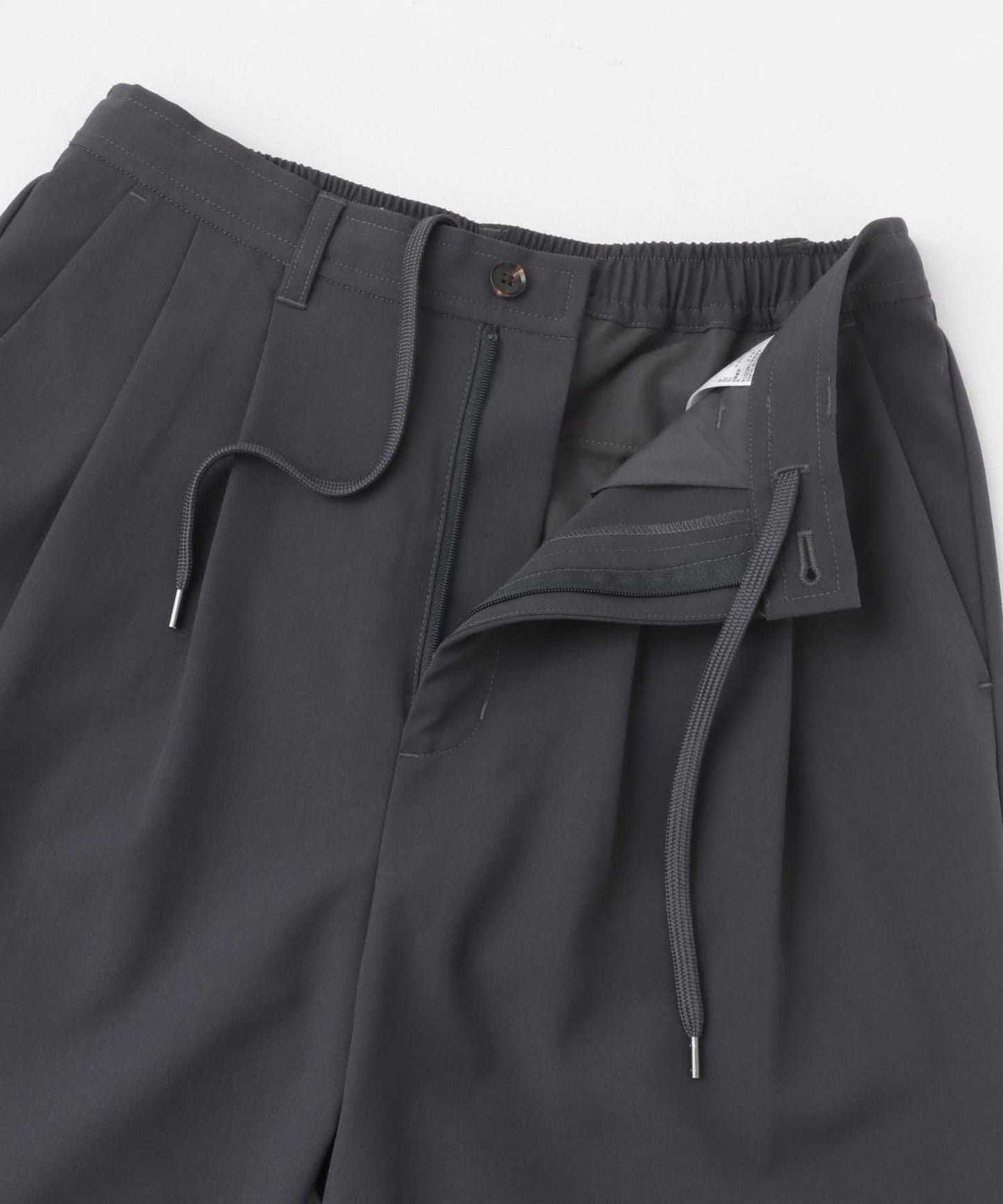 『イージーケア』雙褶錐形褲