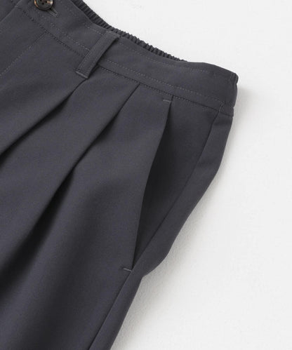 『イージーケア』雙褶錐形褲