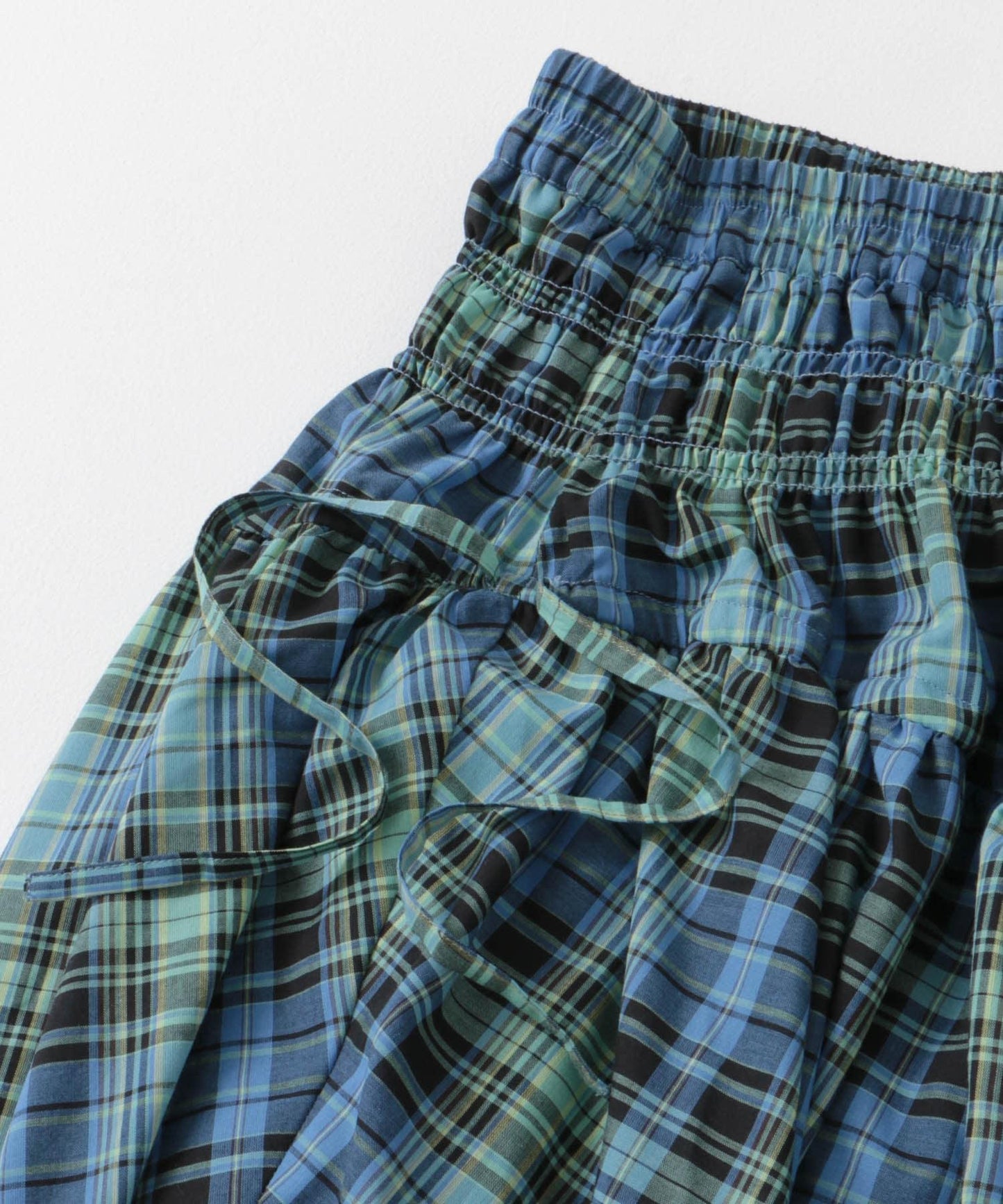 格紋蓬鬆半身裙