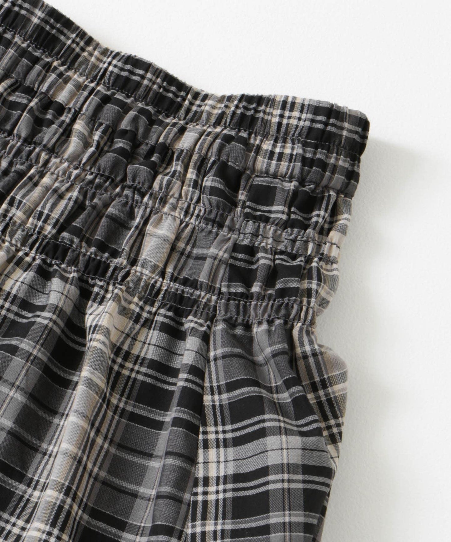 格紋蓬鬆半身裙