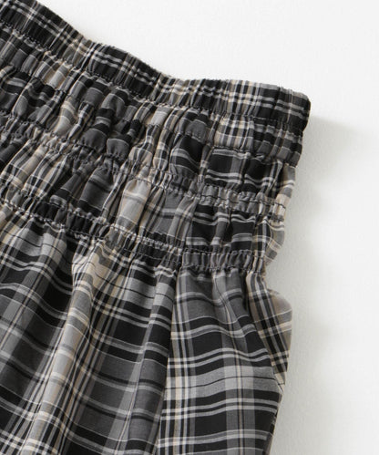 格紋蓬鬆半身裙