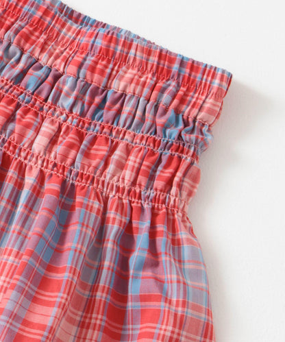 格紋蓬鬆半身裙