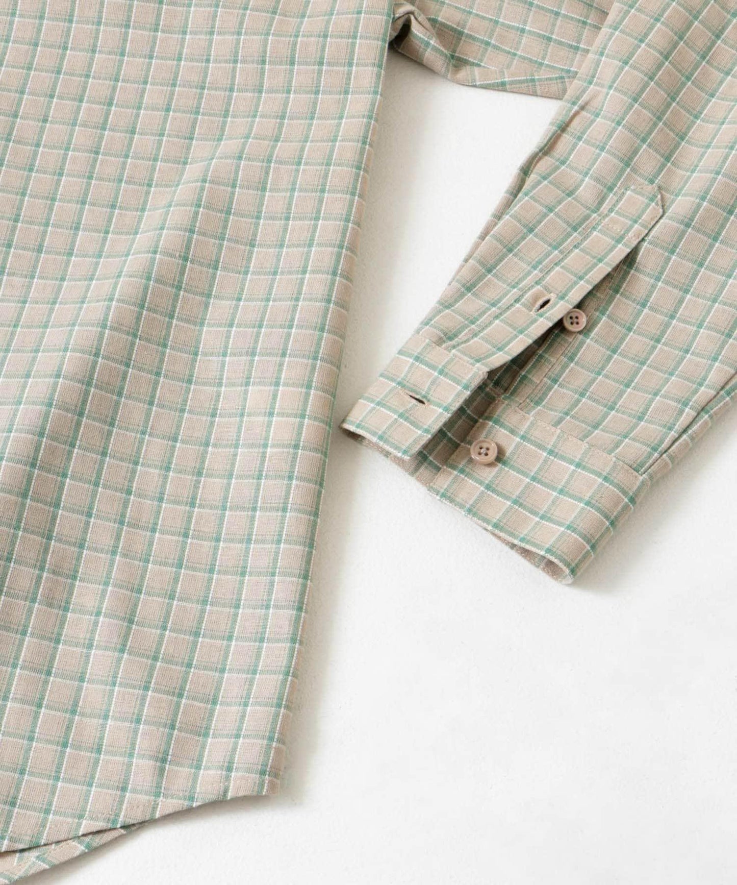 中性格紋寬鬆襯衫