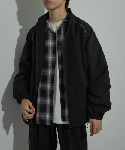 可搭配套裝管道裝飾立領夾克