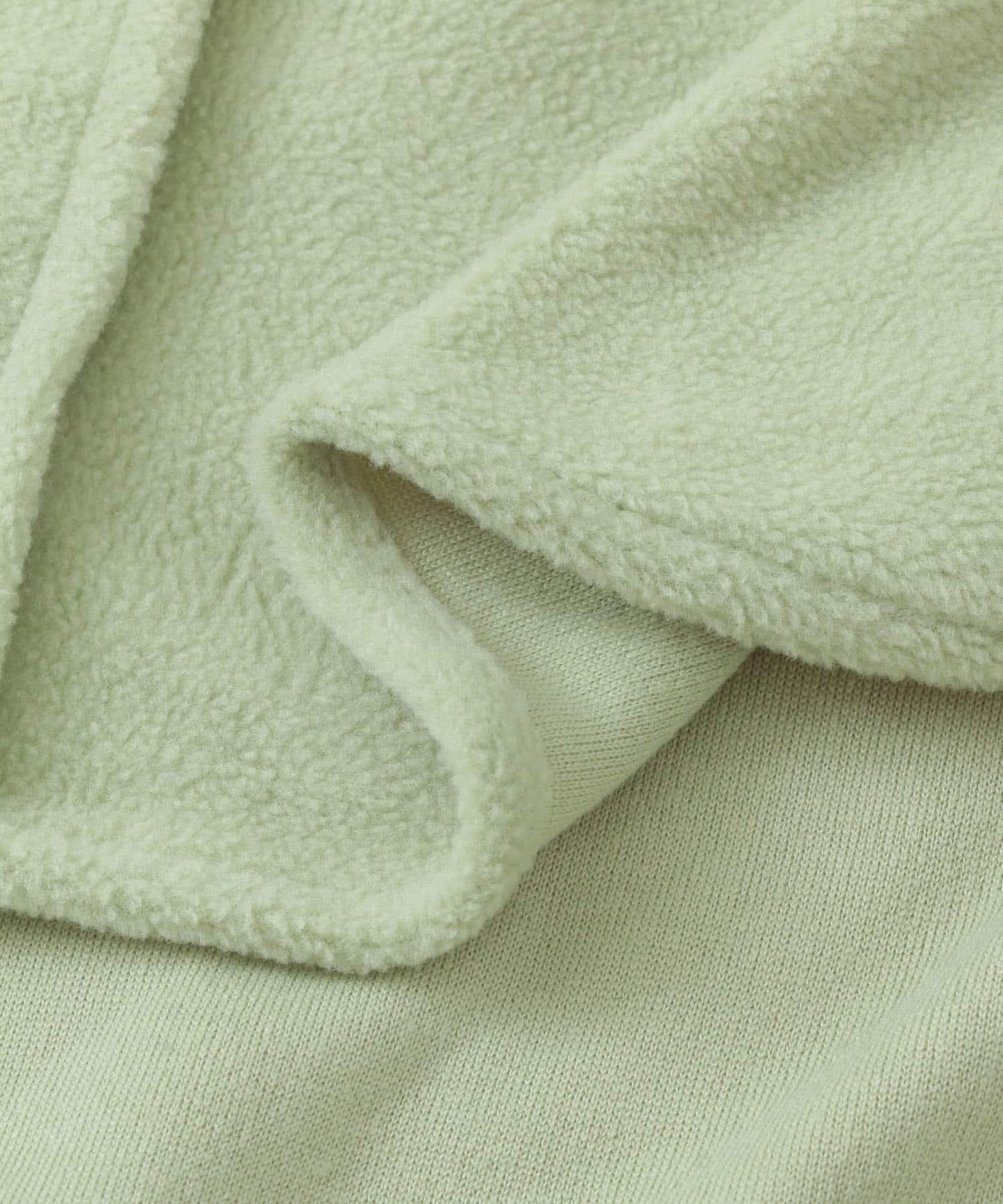 抓絨翻蓋寬鬆襯衫