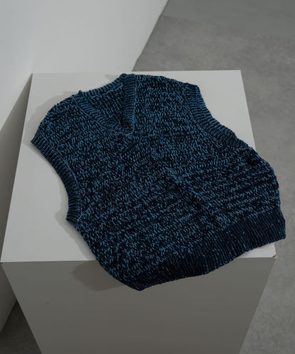 混紡紗線針織背心