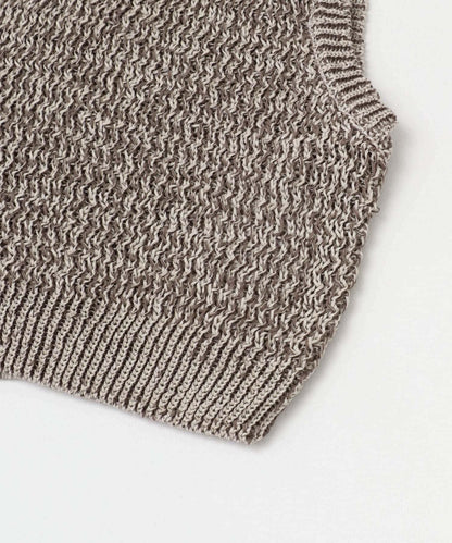 混紡紗線針織背心