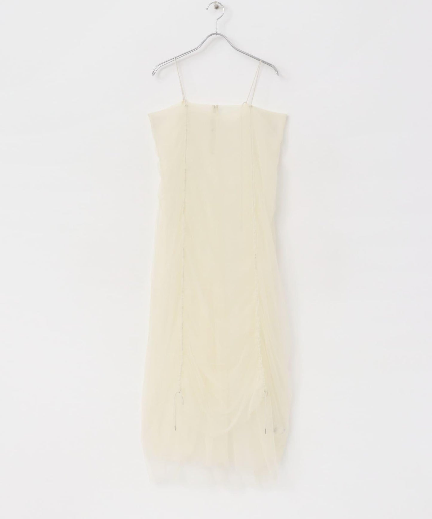 網紗疊層吊帶連衣裙