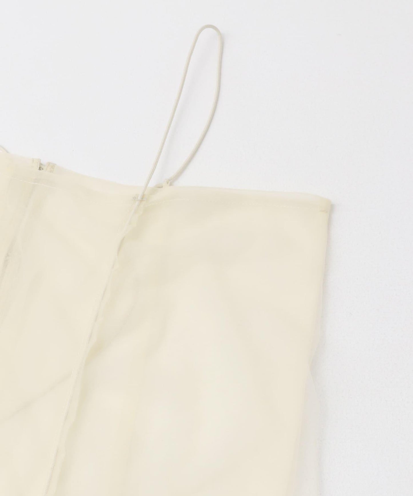 網紗疊層吊帶連衣裙