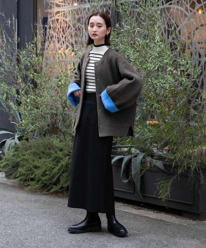 「/部分門店限定尺碼」彈力吊帶高腰裙