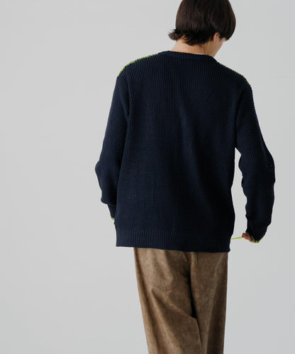 中性款毛毯縫線開衫