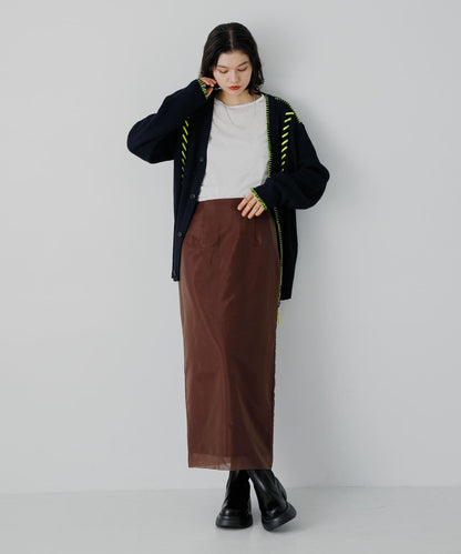 中性款毛毯縫線開衫