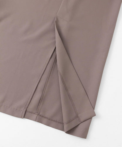 不對稱翻邊鉛筆裙