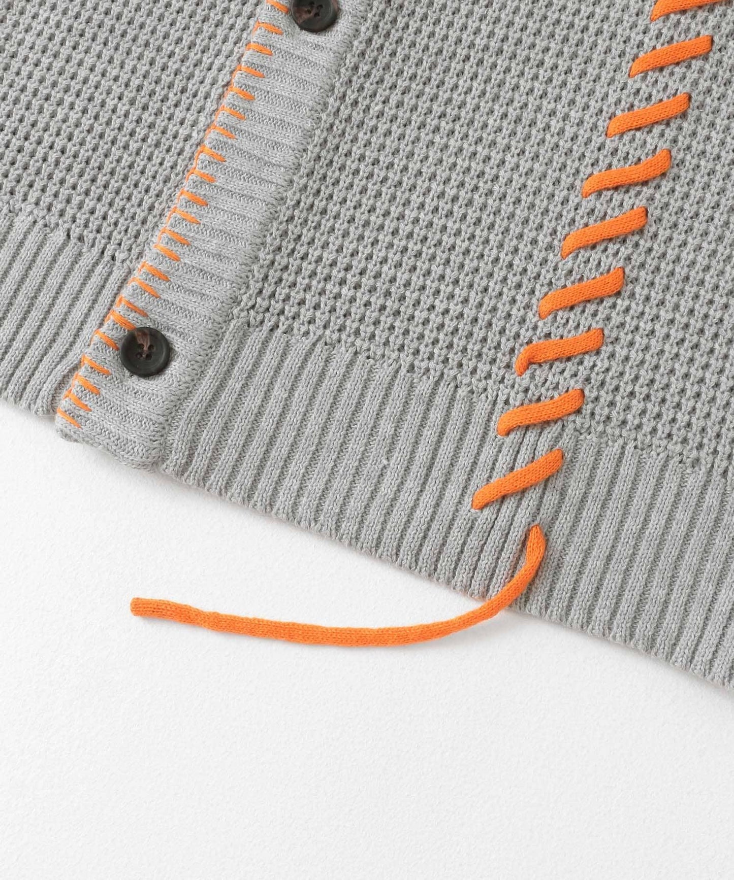 中性款毛毯縫線開衫