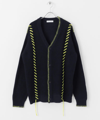 中性款毛毯縫線開衫