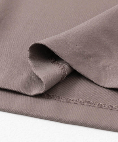 不對稱翻邊鉛筆裙