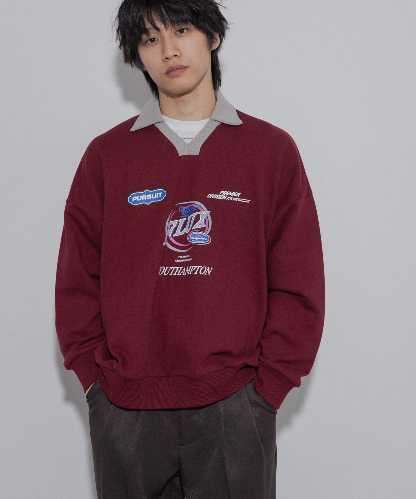 遊戲圖案長袖衛衣