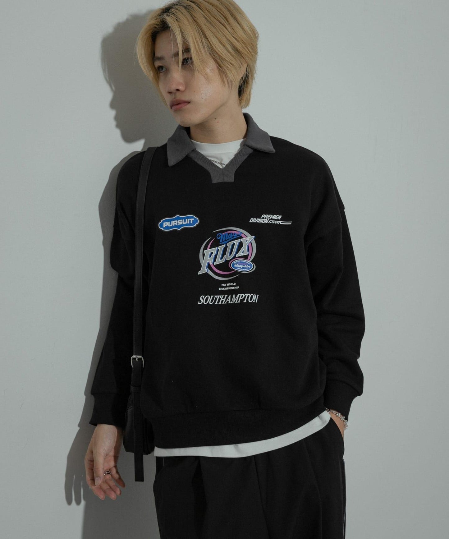 遊戲圖案長袖衛衣