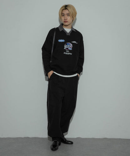 遊戲圖案長袖衛衣