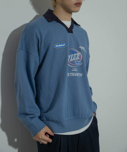 遊戲圖案長袖衛衣