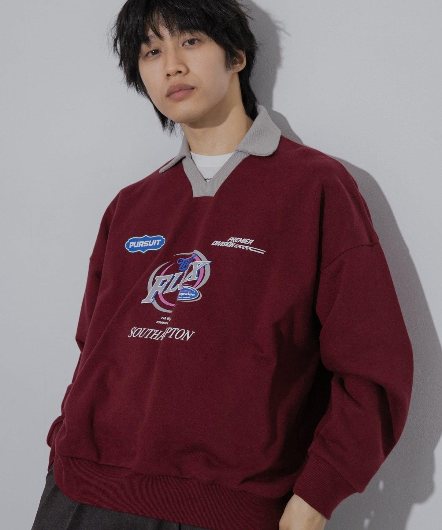 遊戲圖案長袖衛衣