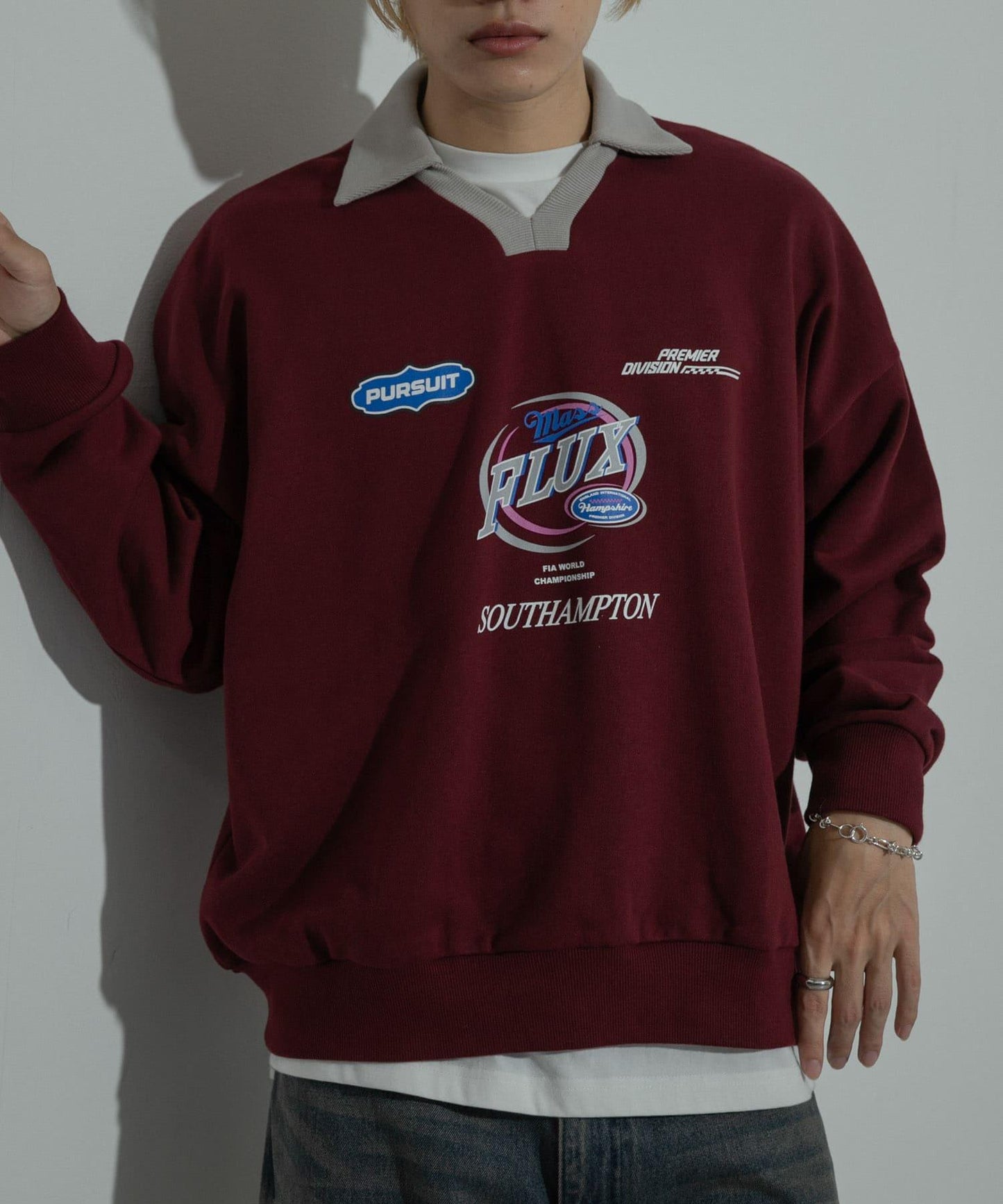 遊戲圖案長袖衛衣