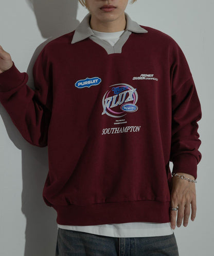 遊戲圖案長袖衛衣