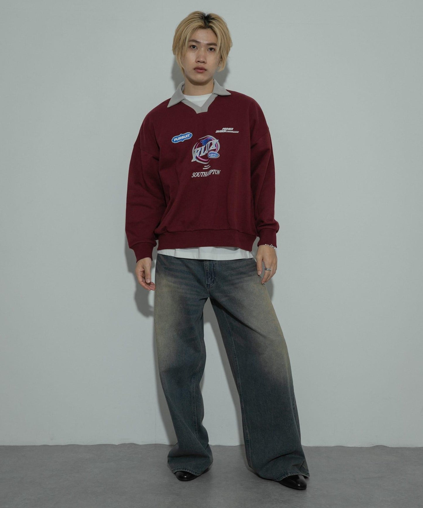 遊戲圖案長袖衛衣