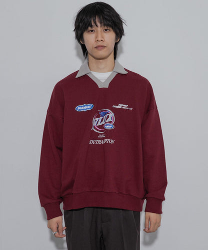 遊戲圖案長袖衛衣