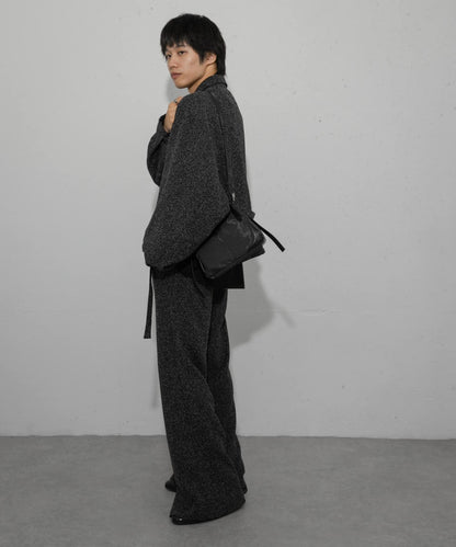 『わたべ×SOP』『套裝可搭配』粗花呢雙排扣短款西裝夾克