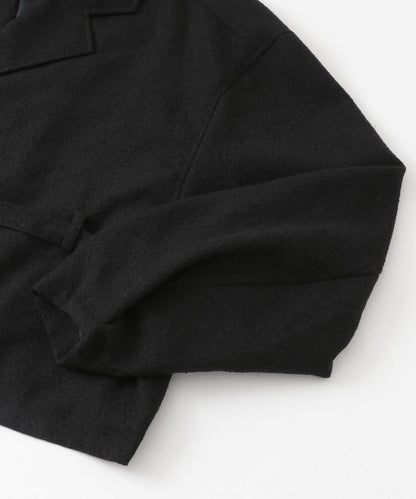 『わたべ×SOP』『套裝可搭配』粗花呢雙排扣短款西裝夾克