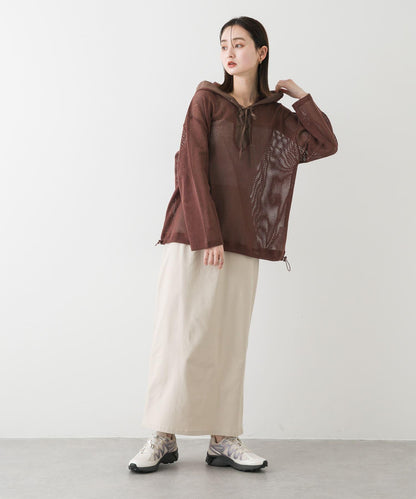 「/部分門店限定尺碼」彈力吊帶高腰裙