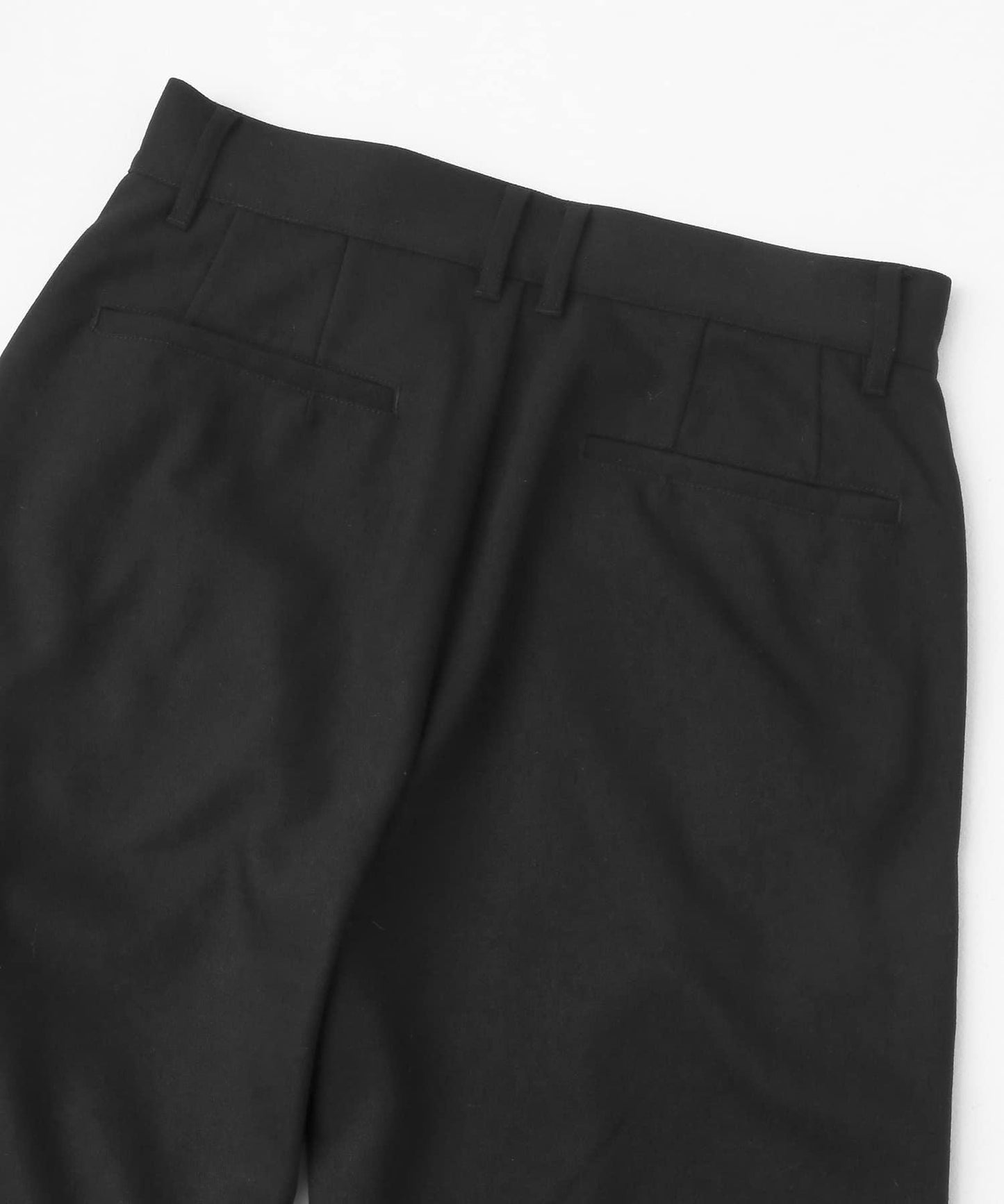 羊毛感隨機褶皺長褲