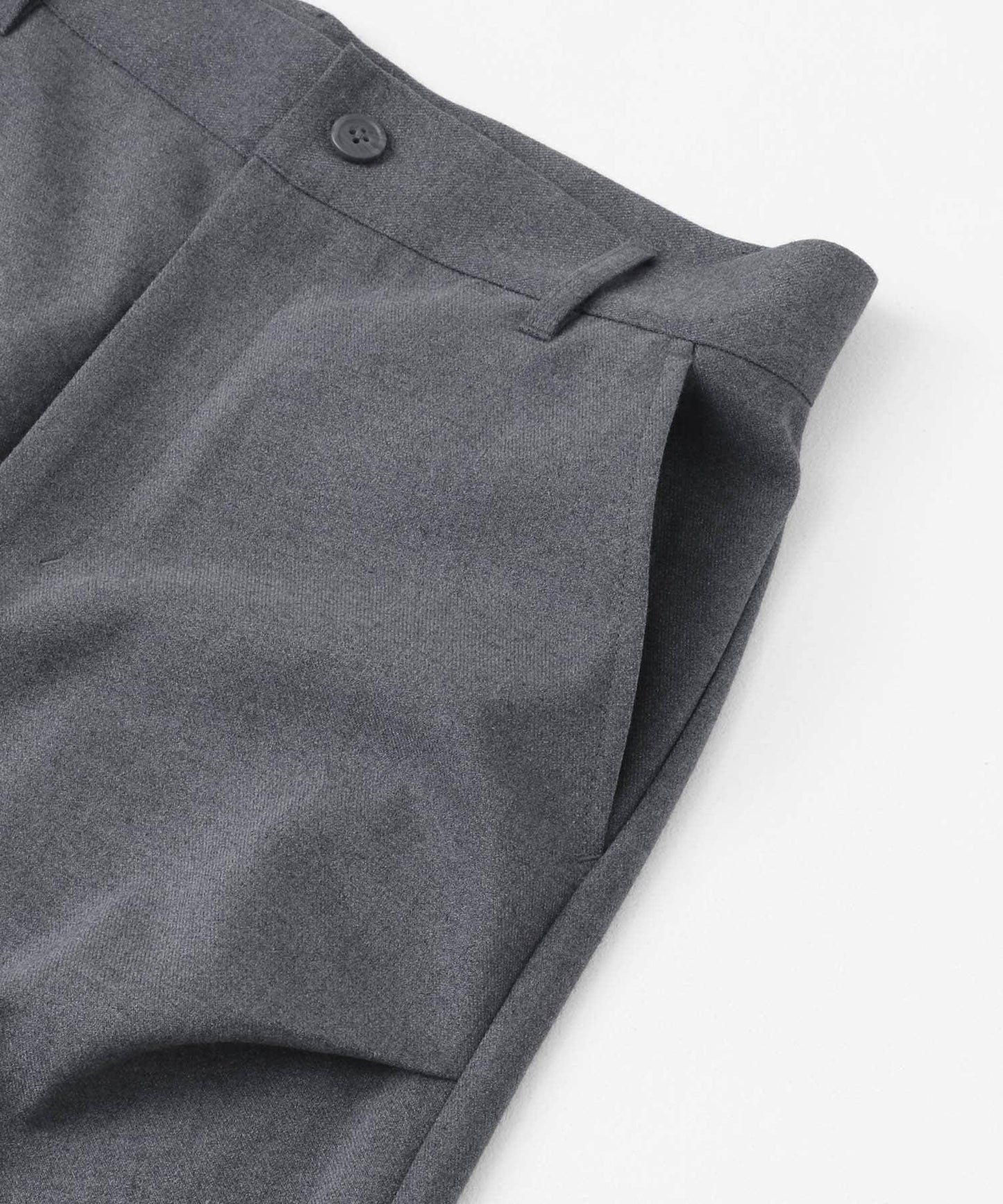 羊毛感隨機褶皺長褲