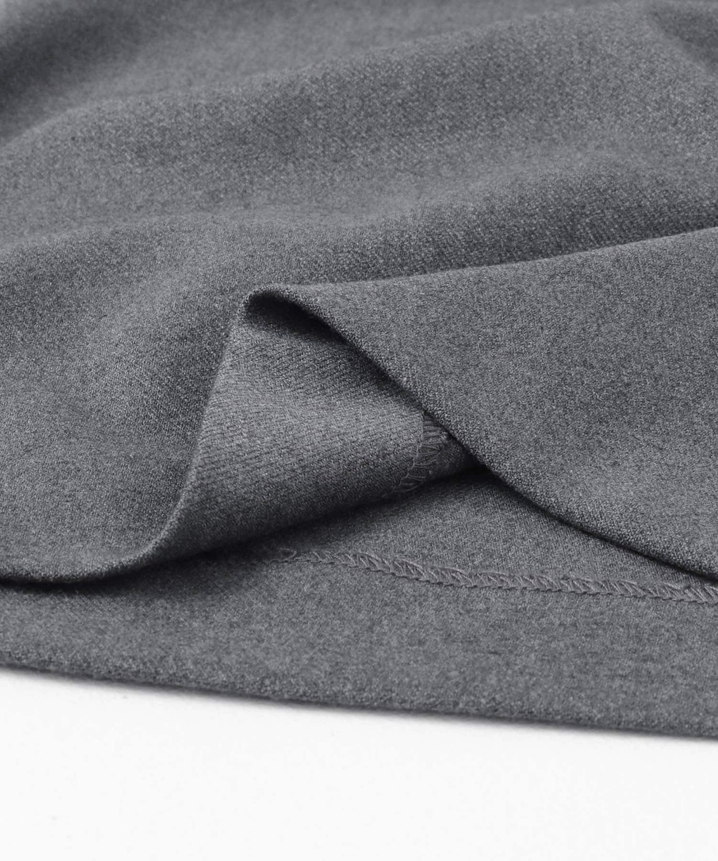 羊毛感隨機褶皺長褲