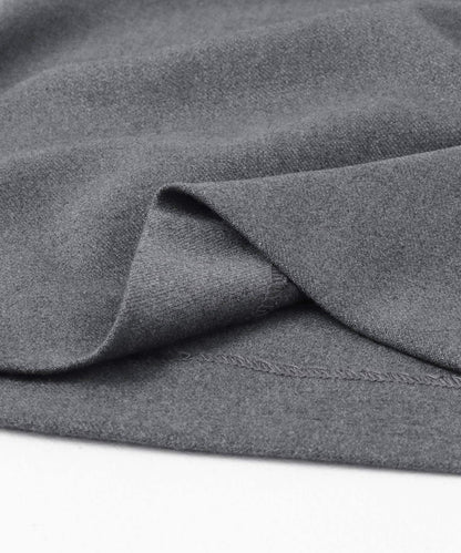 羊毛感隨機褶皺長褲