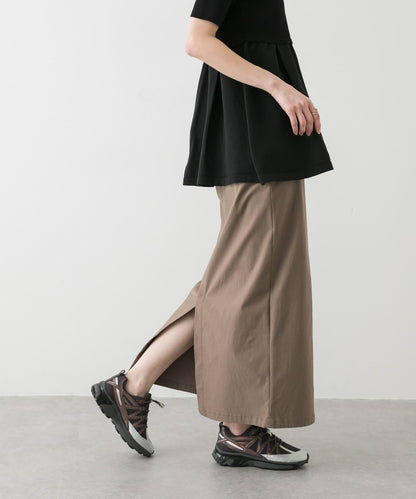 「/部分門店限定尺碼」彈力吊帶高腰裙