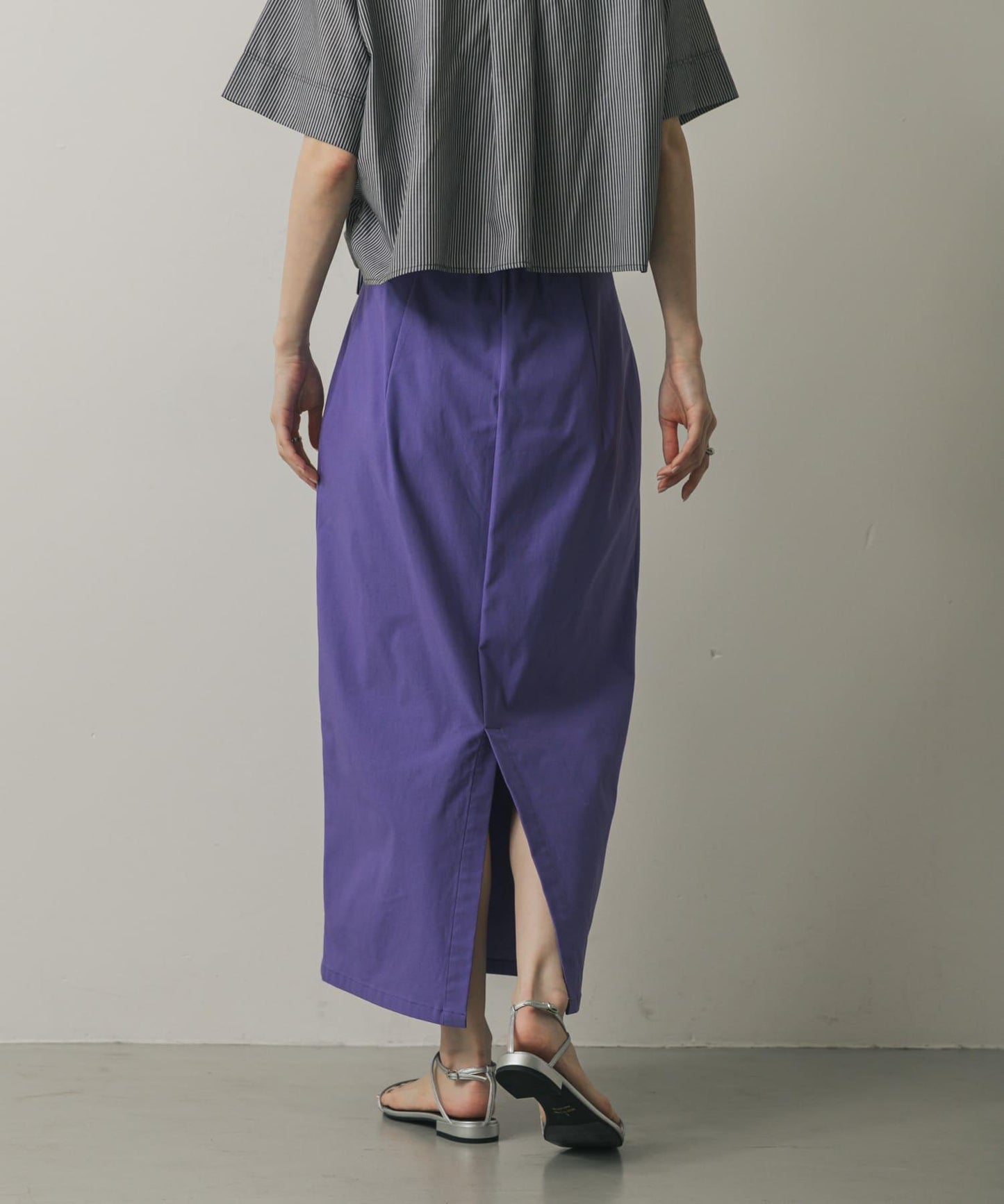 「/部分門店限定尺碼」彈力吊帶高腰裙