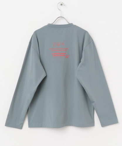 銀河圖案長袖T恤