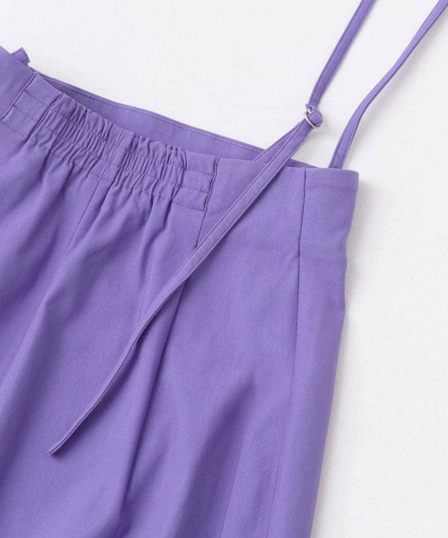 「/部分門店限定尺碼」彈力吊帶高腰裙