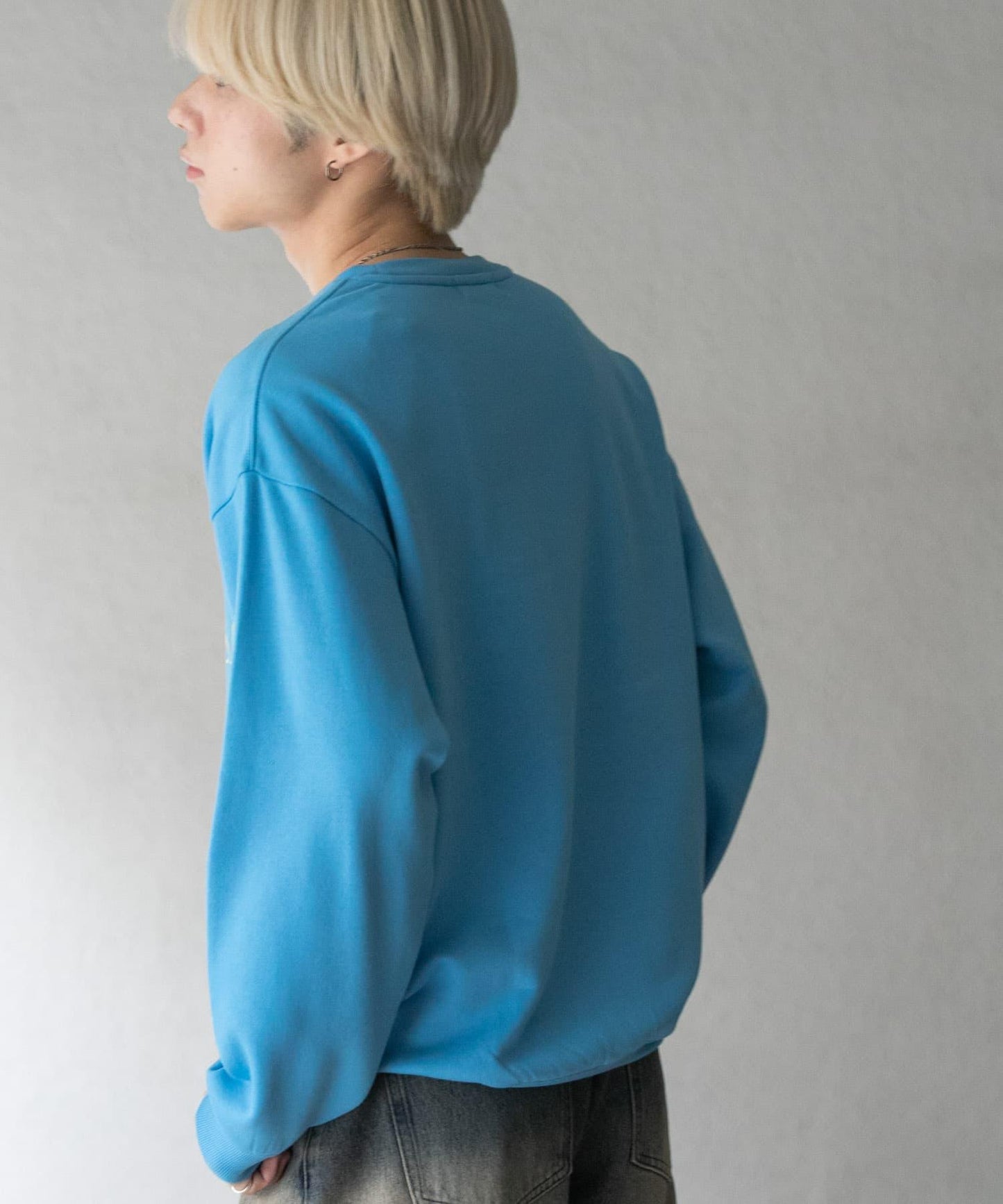 植物圖案圓領衛衣