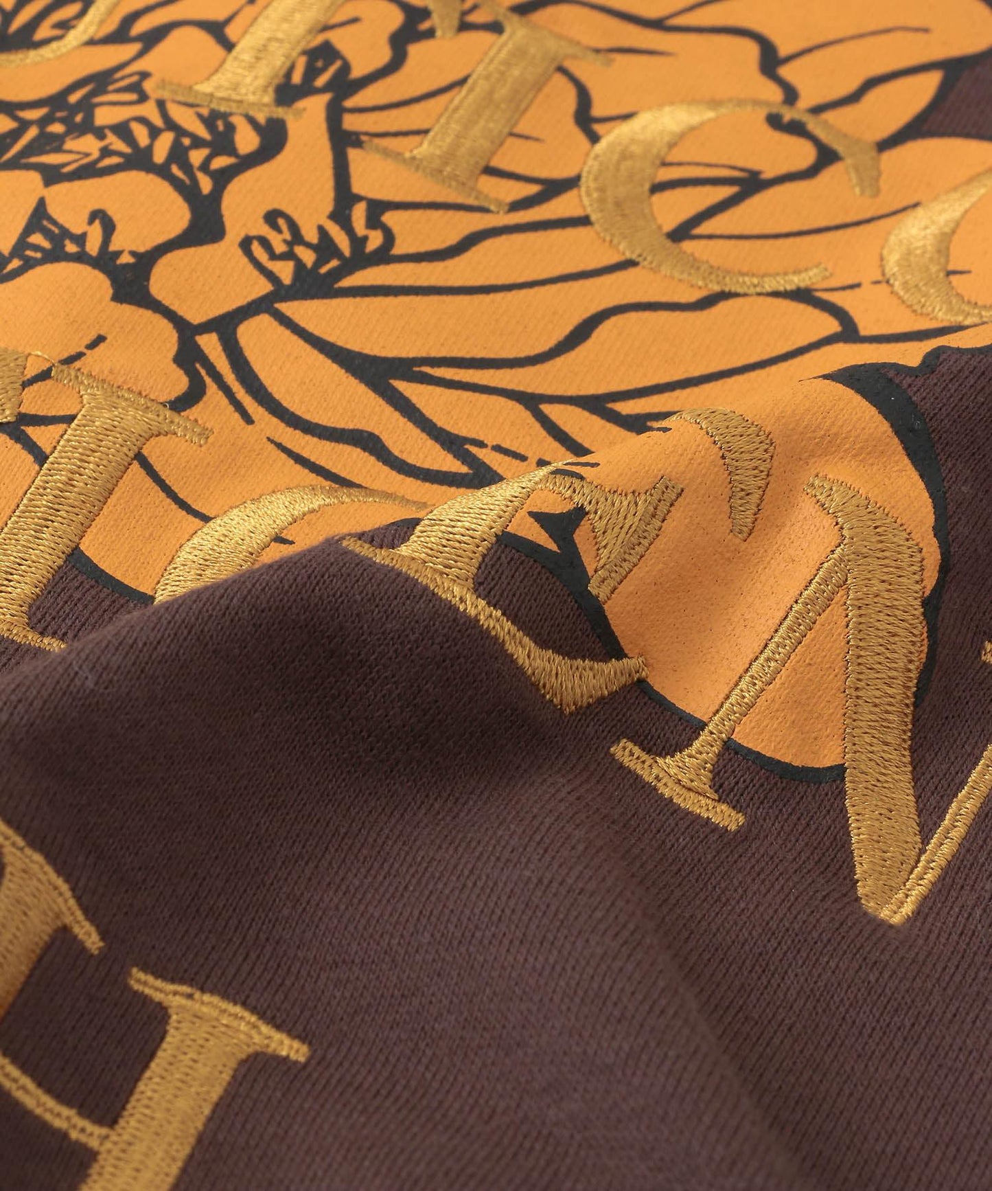 植物圖案圓領衛衣