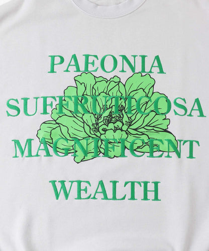 植物圖案圓領衛衣